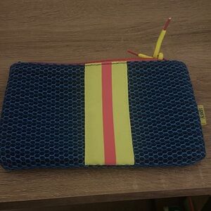 Stylish Blue and Yellow Clutch by